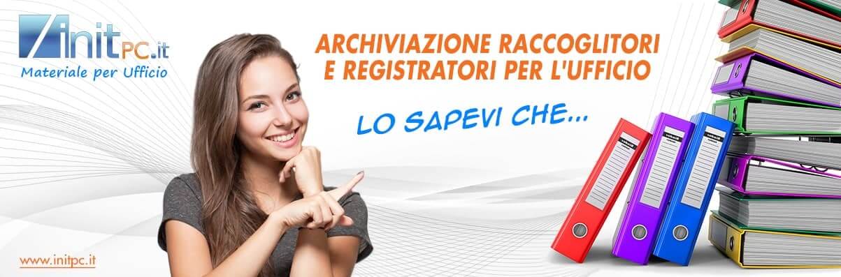 Raccoglitori e registratori ad anelli e a leva