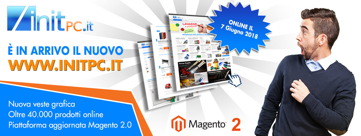 Presto online il nuovo e-commerce su Magento 2