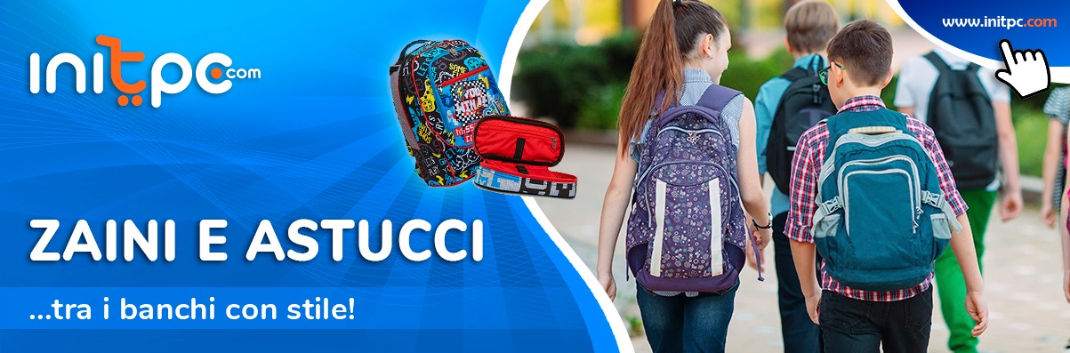 Zaini e astucci per la scuola e non solo